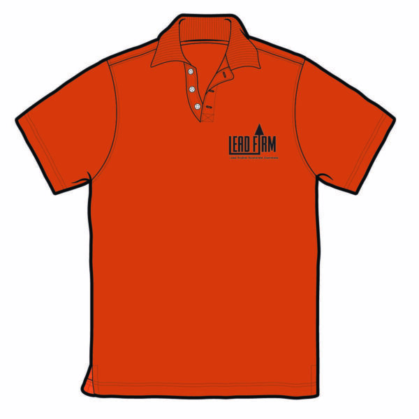 Dry Fit LEAD Firm Polo - Orange